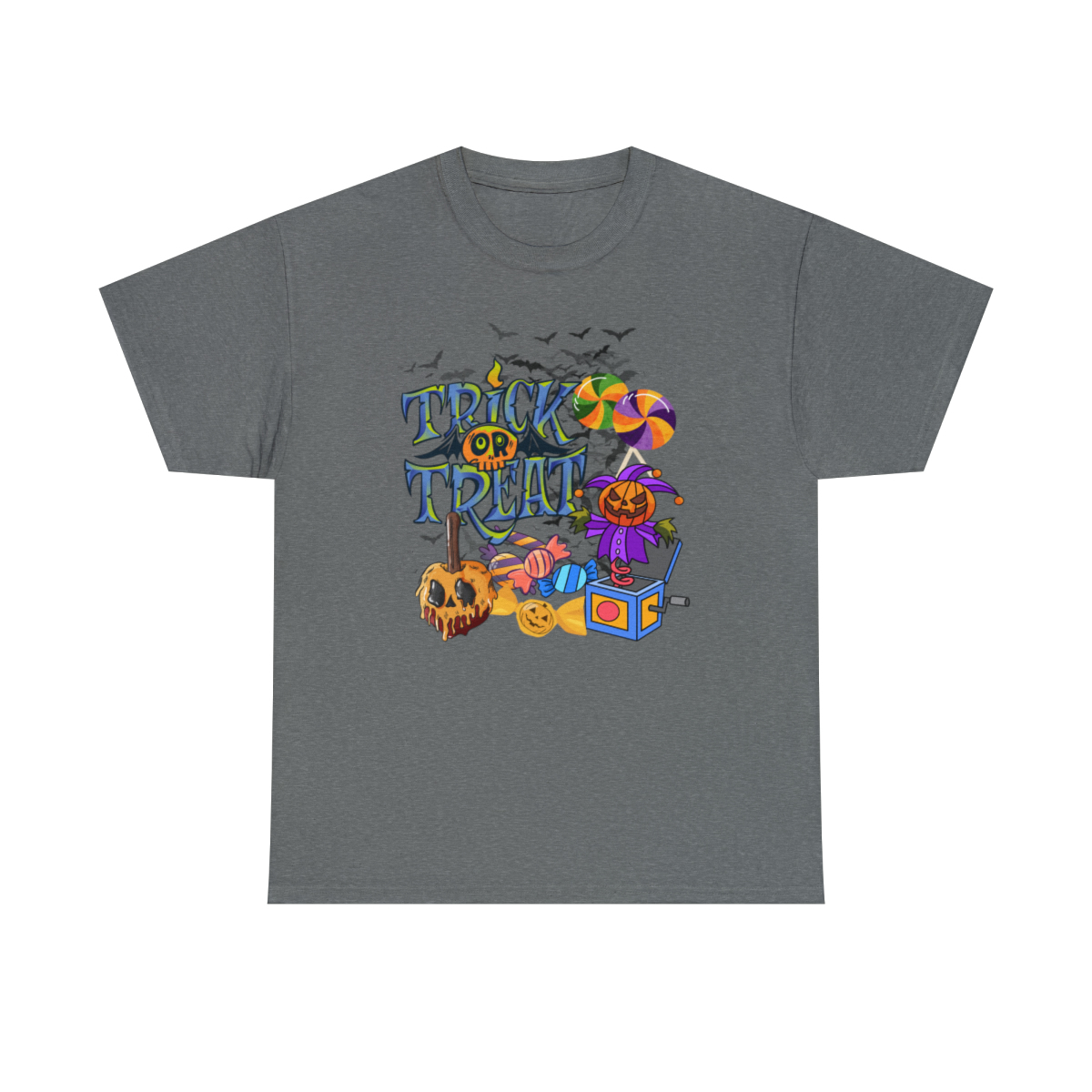 Trick or treat 003  Unisex Heavy Cotton Tee